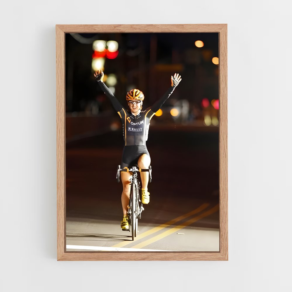 Poster Nuit Cycliste – affiche Cyclisme (vue 4)
